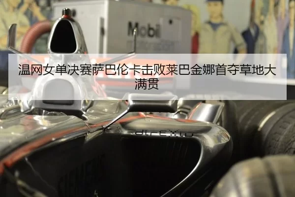 温网女单决赛萨巴伦卡击败莱巴金娜首夺草地大满贯